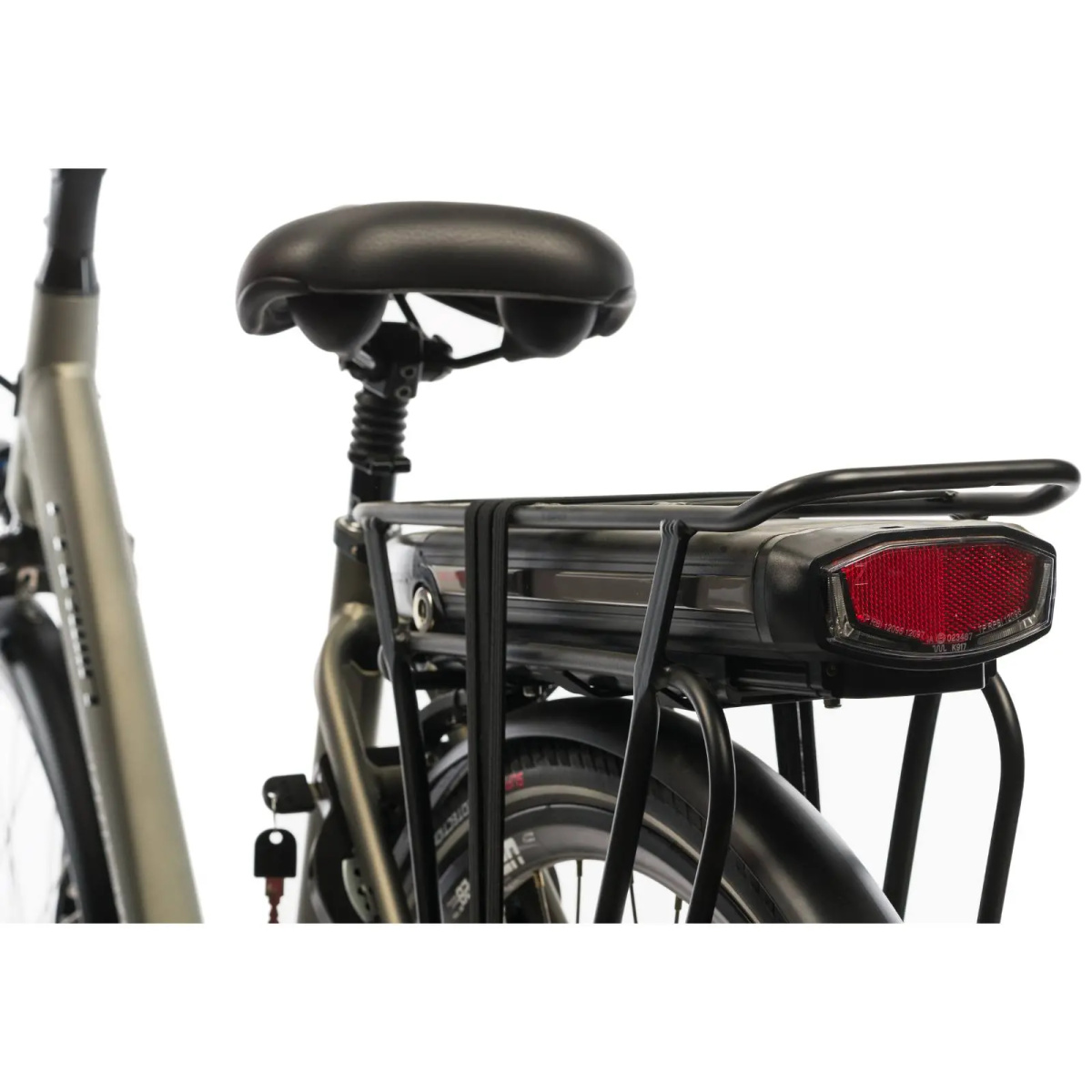 Bicicleta Electrica Corwin 28326 - 28 Inch, 530mm, Gri - imagine 3