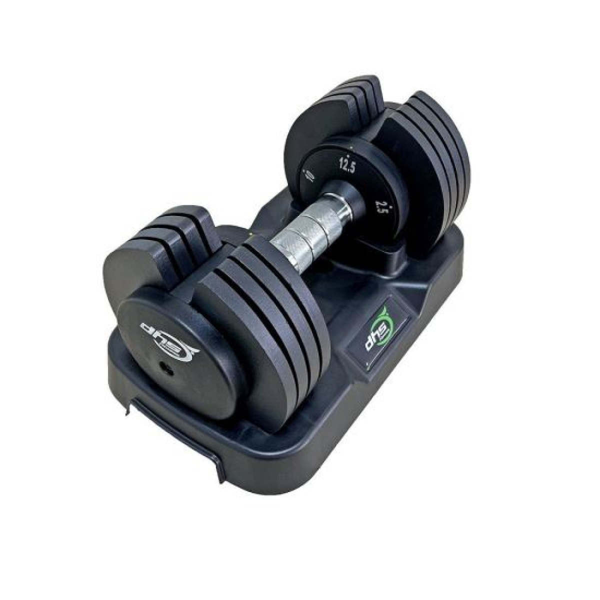 Gantera Reglabila Dhs 5016 - 12.5 Kg, Negru - imagine 1