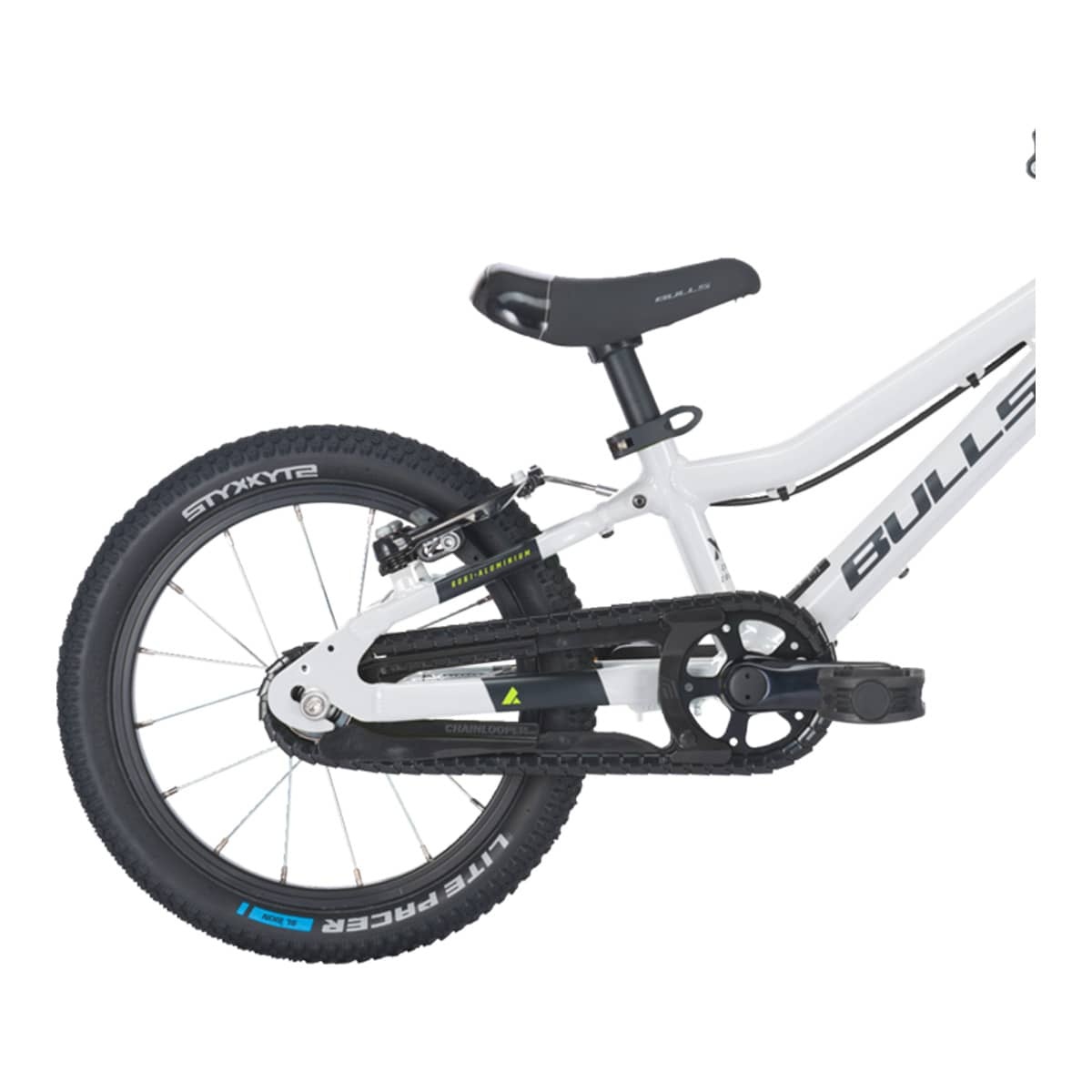 Bicicleta Copii Bulls Tokee Lite 14 - 14 Inch, Alb - imagine 3