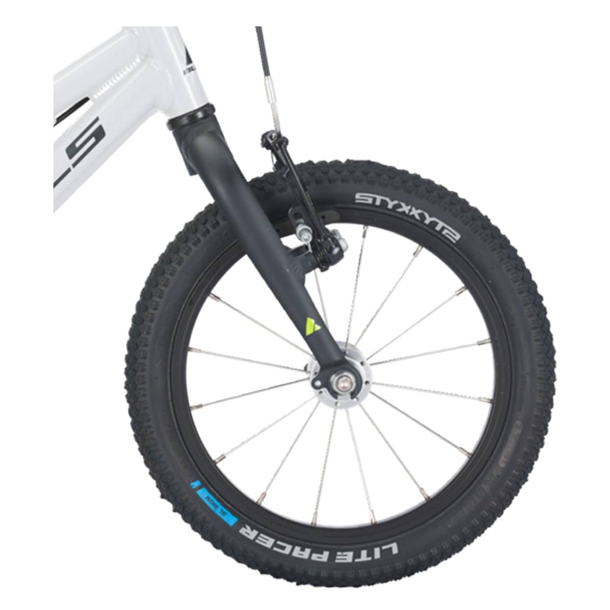 Bicicleta Copii Bulls Tokee Lite 14 - 14 Inch, Alb - imagine 2