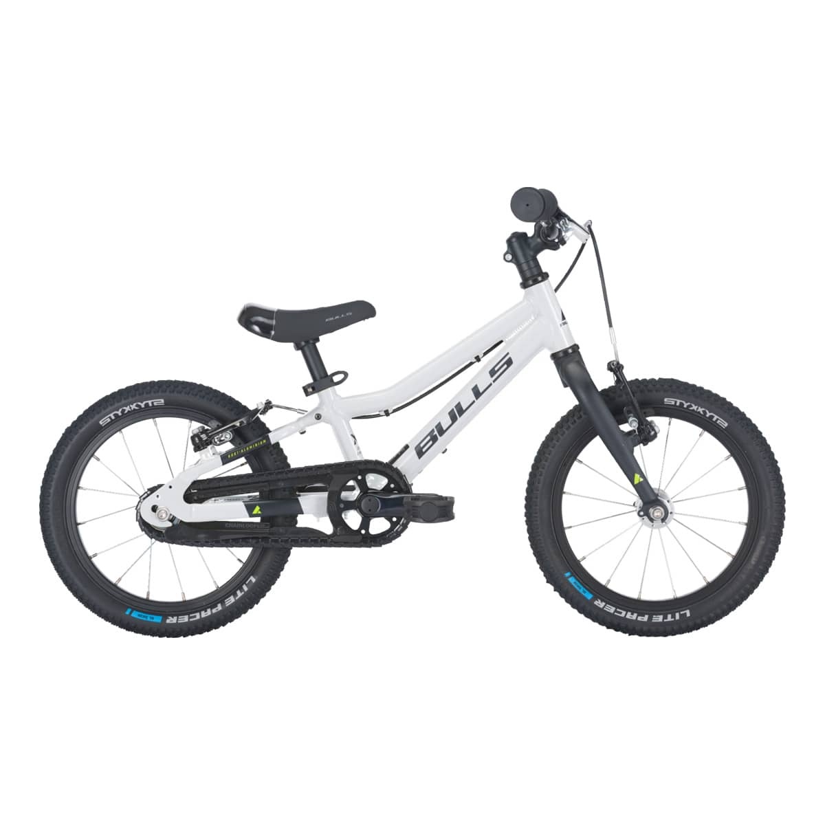 Bicicleta Copii Bulls Tokee Lite 14 - 14 Inch, Alb - imagine 1