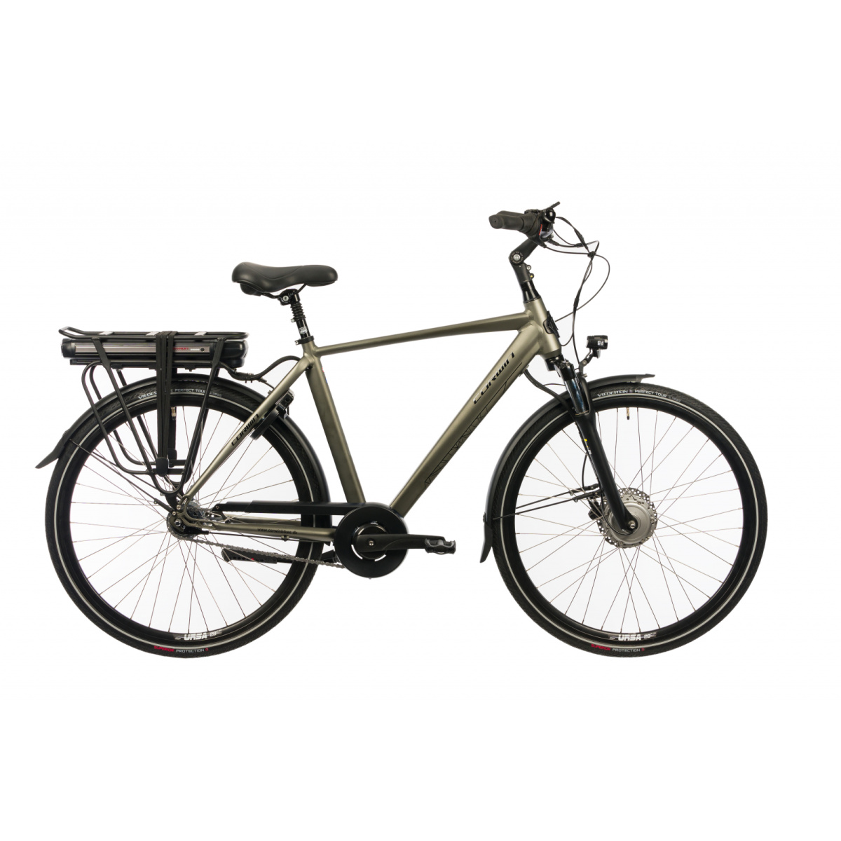 Bicicleta Electrica Corwin 28327 - 28 Inch, 530mm, Gri - imagine 1