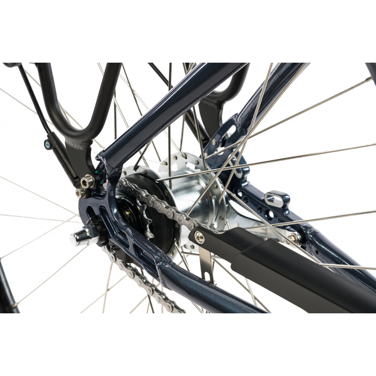 Bicicleta Electrica Corwin 28327 - 28 Inch, 530mm, Gri Lucios - imagine 4