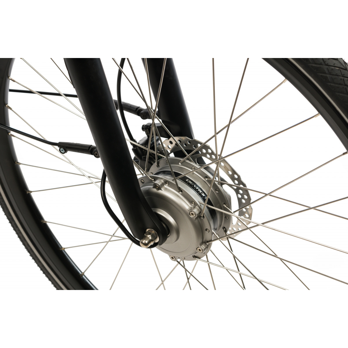 Bicicleta Electrica Corwin 28327 - 28 Inch, 530mm, Gri Lucios - imagine 5