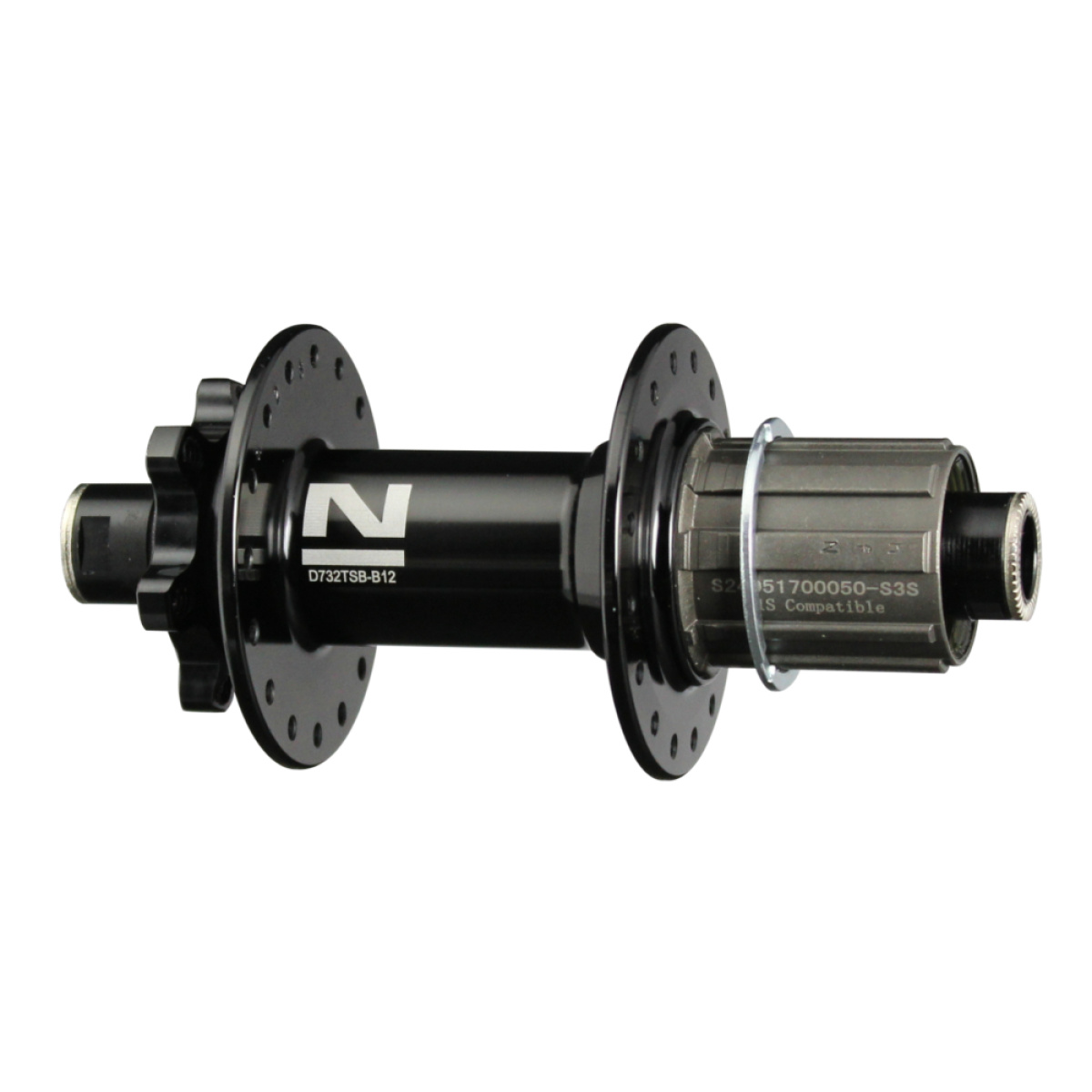 Butuc Spate NOVATEC D732TSBT-S3S-B12-11S 12 x 148 mm 32H Negru - imagine 1