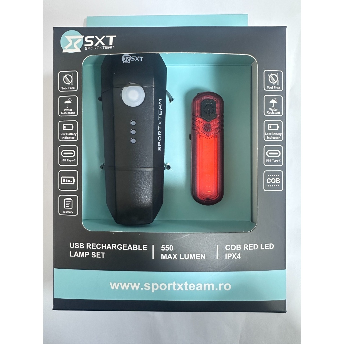 Set Lumini cu Acumulator SXT 550L-10C USB - imagine 2
