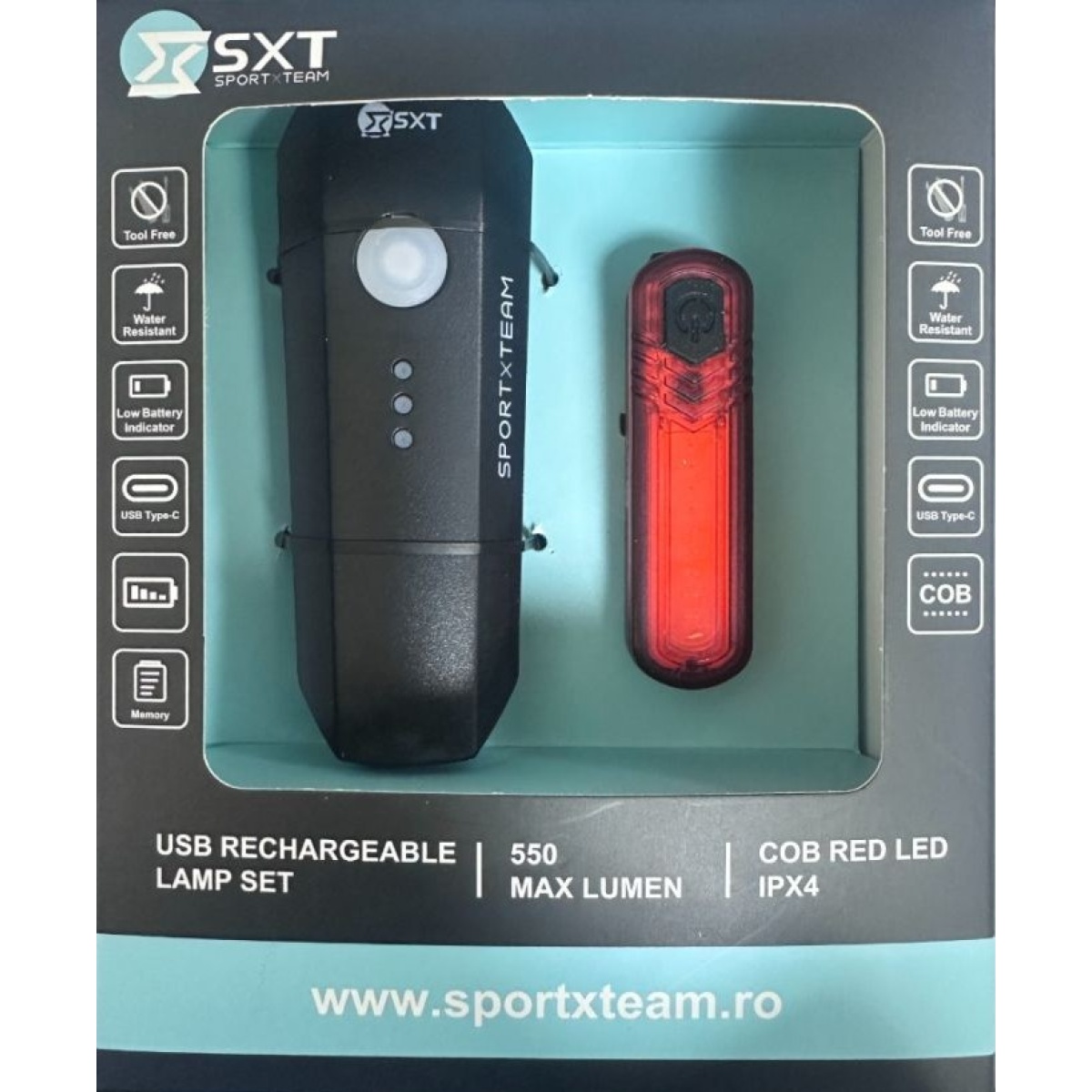 Set Lumini cu Acumulator SXT 550L-10C USB - imagine 1