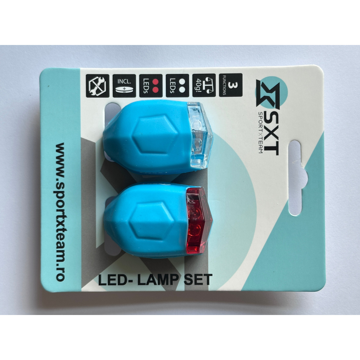 Set Flash cu Baterii SXT (Silicone) Albastru - imagine 4