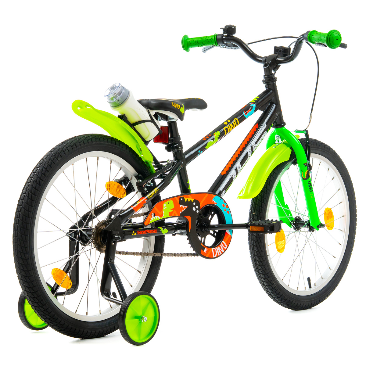 Bicicleta Copii DHS Dino - 20 Inch, Negru - imagine 2