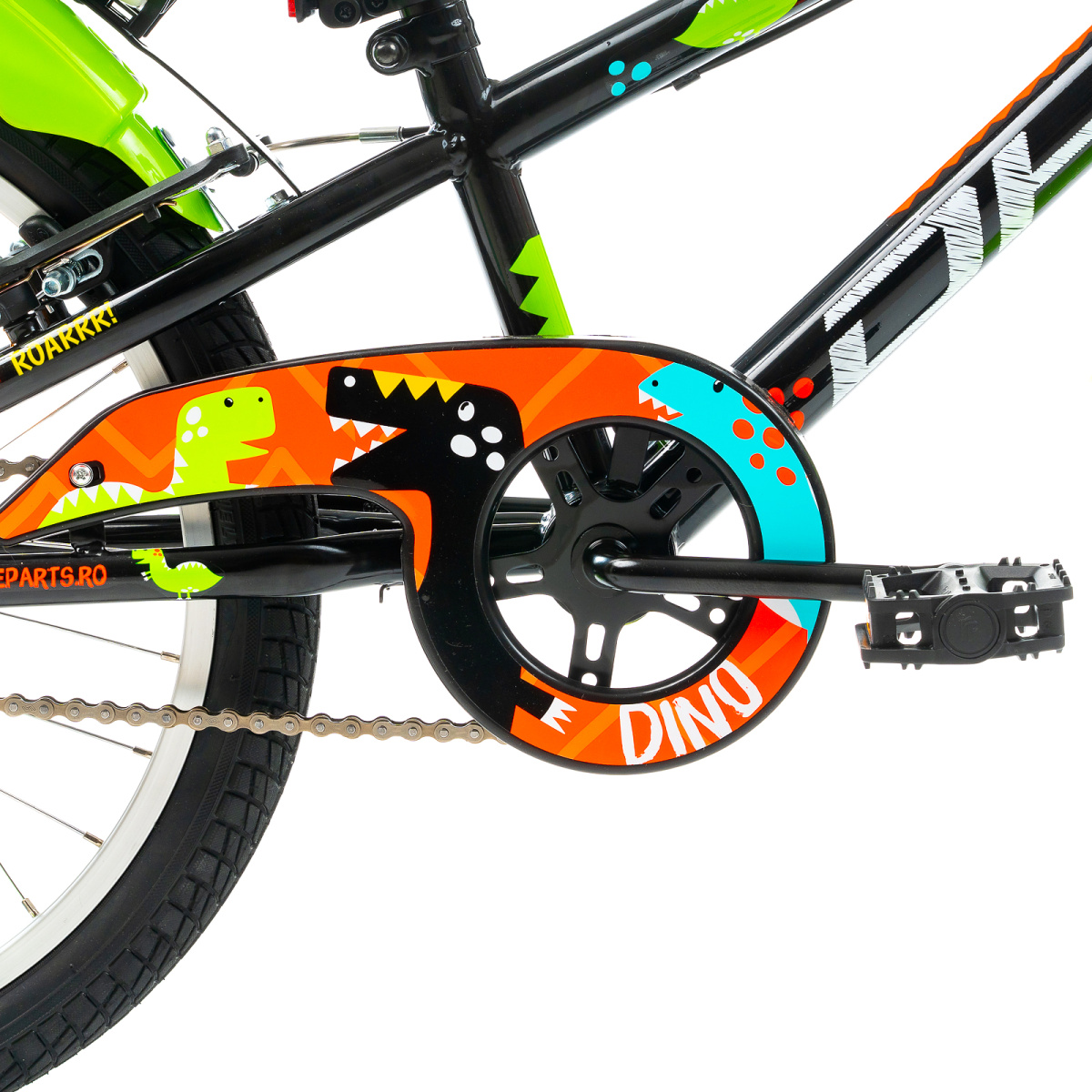 Bicicleta Copii DHS Dino - 20 Inch, Negru - imagine 5