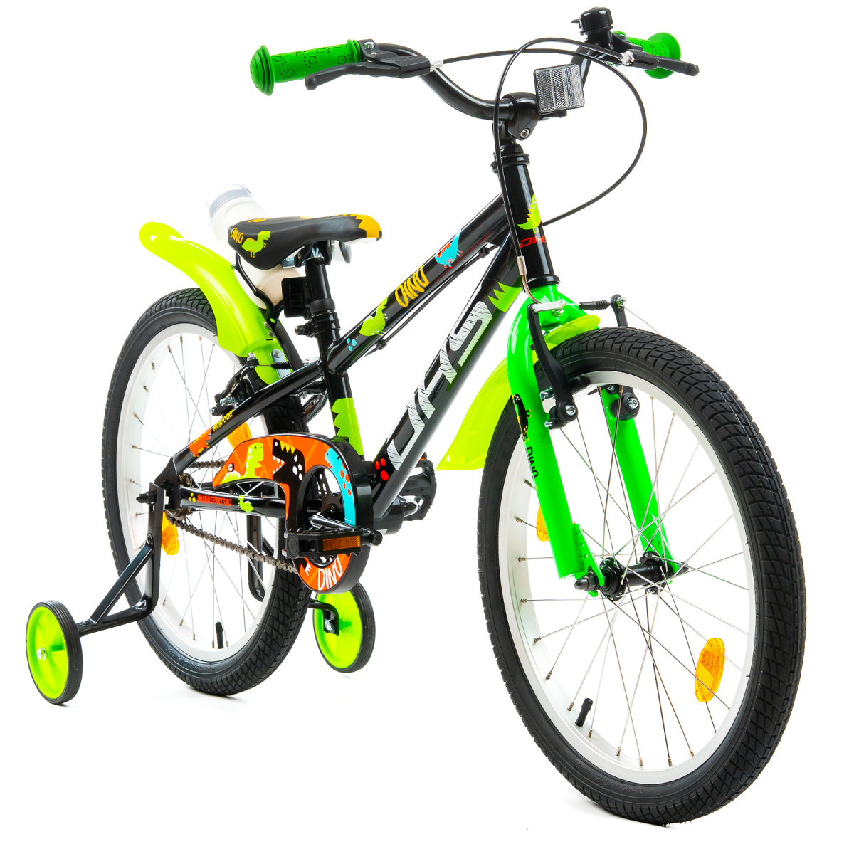 Bicicleta Copii DHS Dino - 20 Inch, Negru - imagine 3