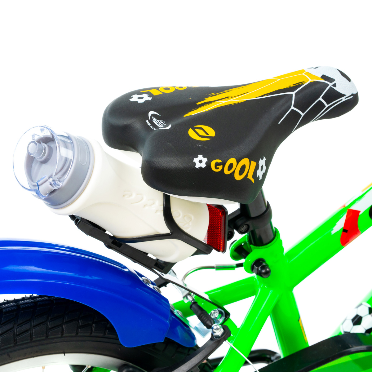 Bicicleta Copii DHS Football - 18 Inch, Verde - imagine 4