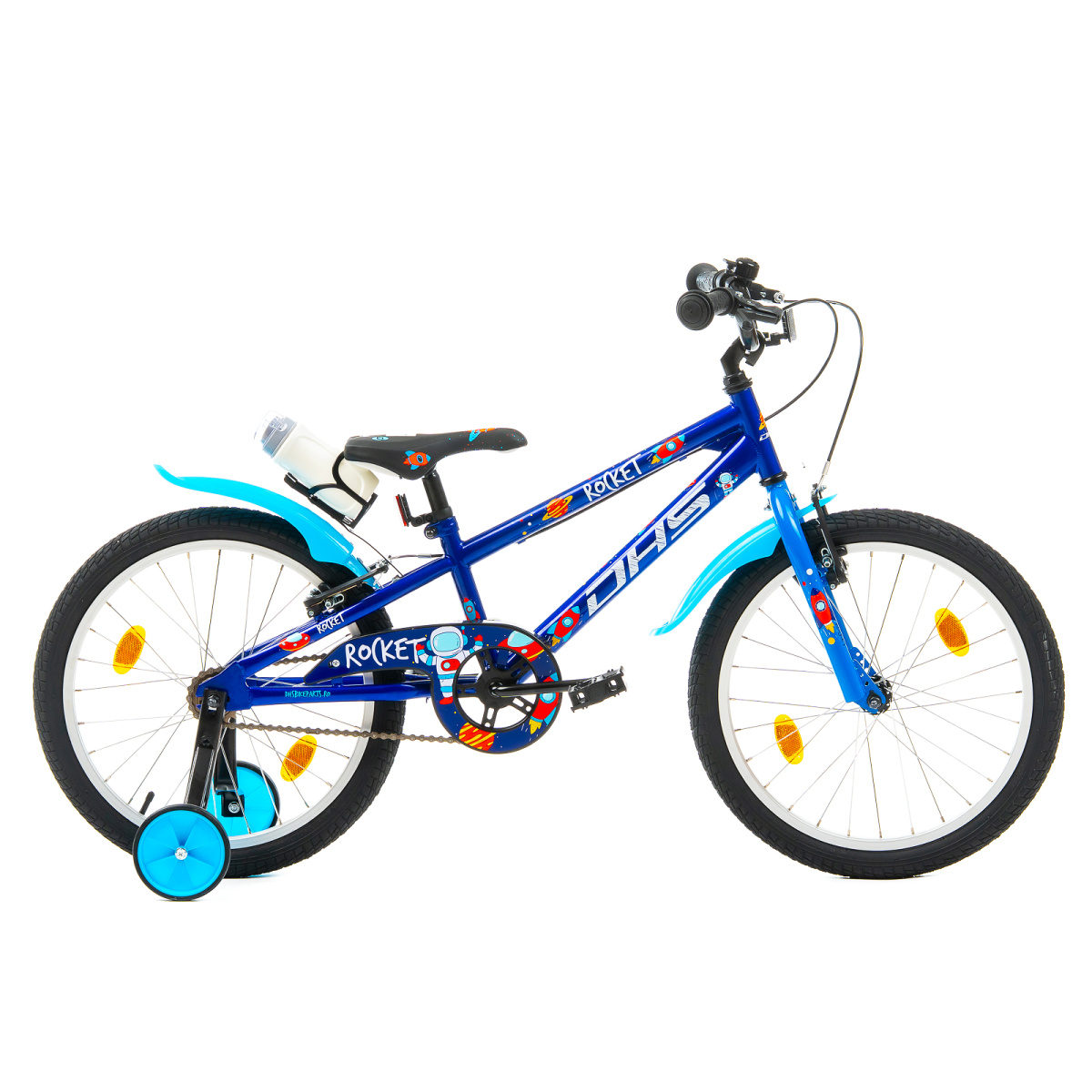 Bicicleta Copii DHS Rocket - 20 Inch, Albastru - imagine 1