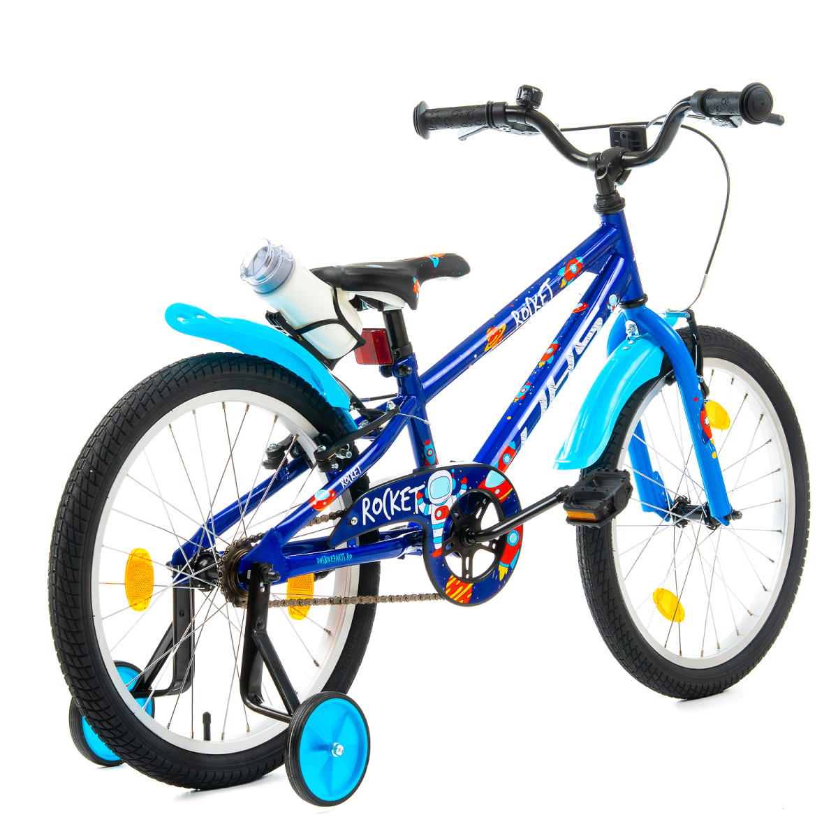 Bicicleta Copii DHS Rocket - 20 Inch, Albastru - imagine 2
