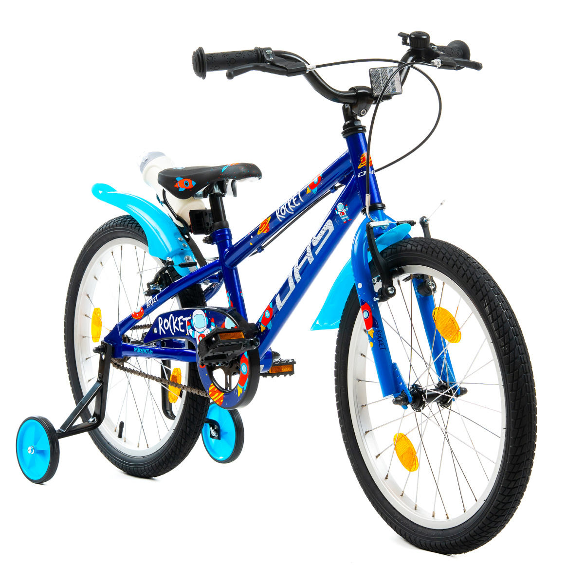 Bicicleta Copii DHS Rocket - 20 Inch, Albastru - imagine 3