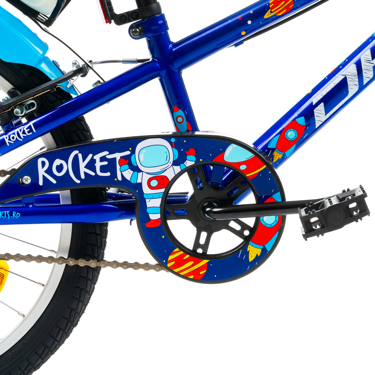 Bicicleta Copii DHS Rocket - 20 Inch, Albastru - imagine 5