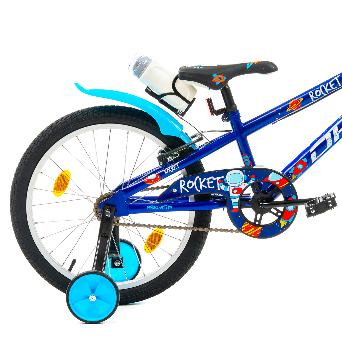Bicicleta Copii DHS Rocket - 20 Inch, Albastru - imagine 4