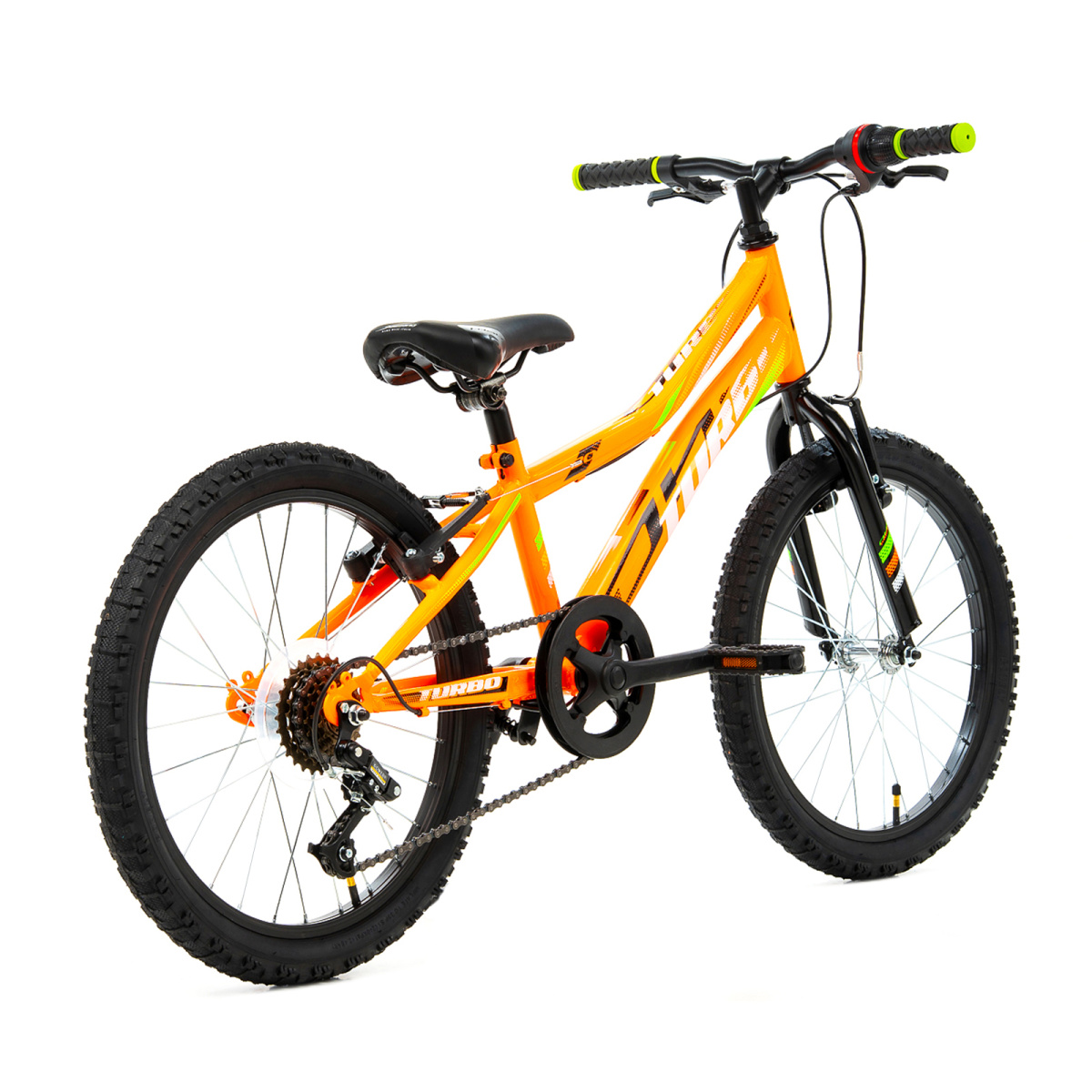 Bicicleta Copii DHS Turbo - 20 Inch, Portocaliu - imagine 3