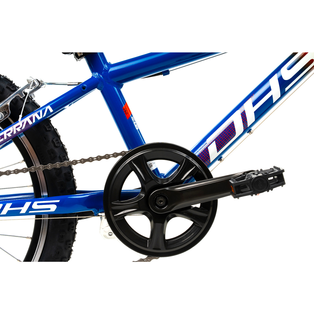 Bicicleta Copii Dhs Terrana 2023 - 20 Inch, Albastru/Rosu - imagine 5