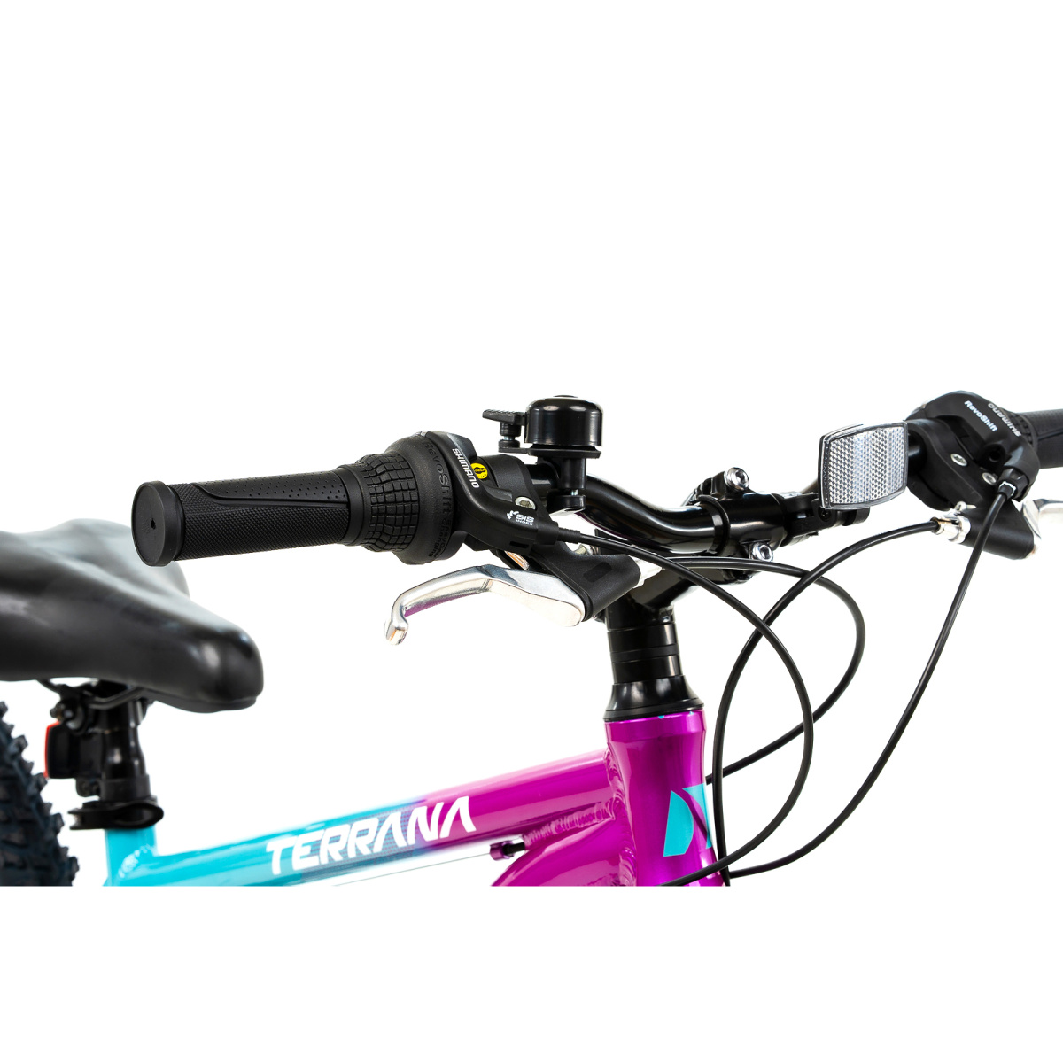 Bicicleta Copii Dhs Terrana 2423 - 24 Inch, Albastru/Violet - imagine 5