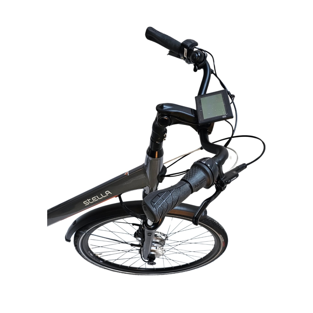 Bicicleta Electrica Stella Livorno Dama FDST RTE 2.0 - 28 Inch, XL, Gri - imagine 3
