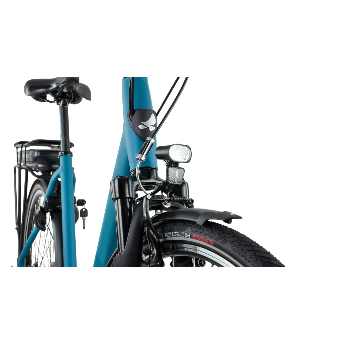 Bicicleta Electrica Stella Livorno Dama FDST RTE 2.1 - 28 Inch, L, Albastru - imagine 5