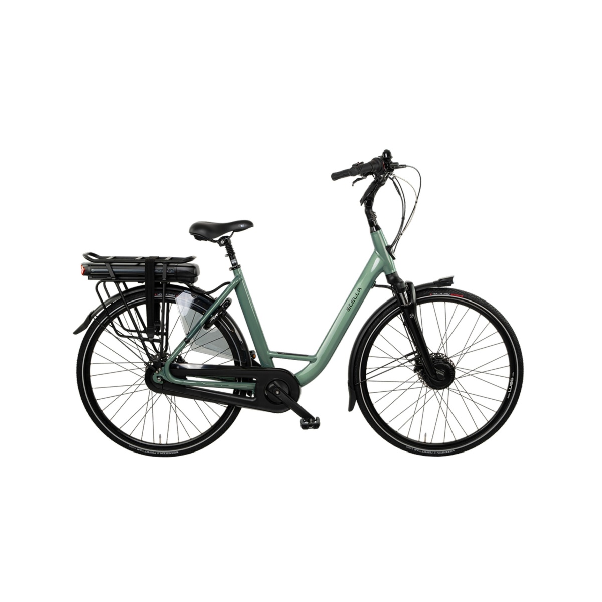 Bicicleta Electrica Stella Livorno Dama FDST RTE 2.1 - 28 Inch, L, Verde - imagine 1