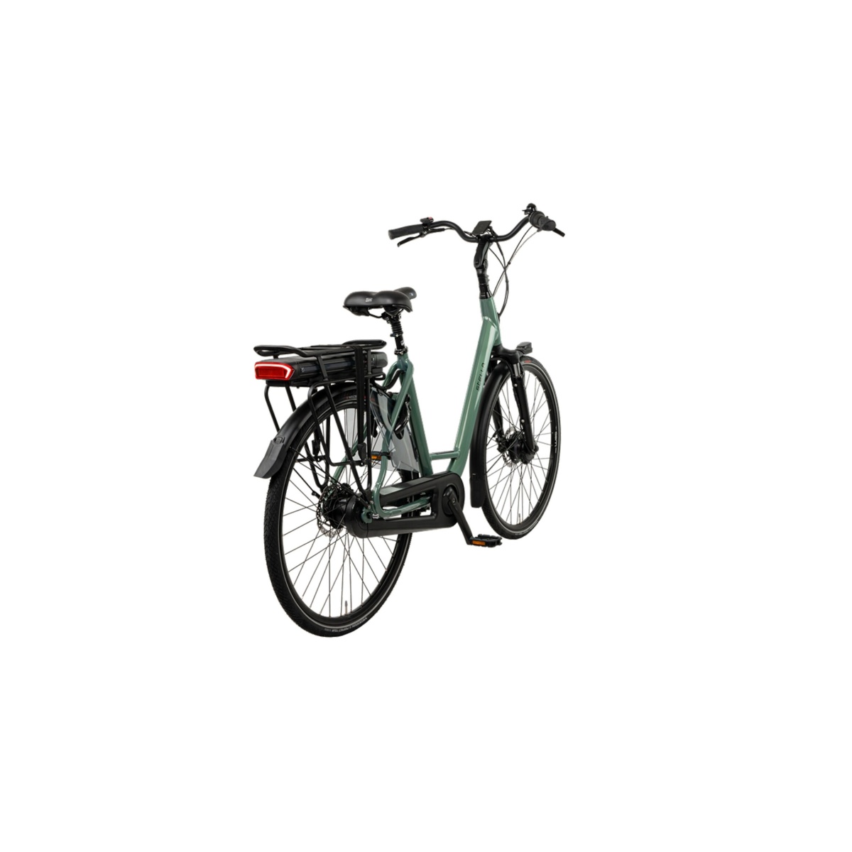 Bicicleta Electrica Stella Livorno Dama FDST RTE 2.1 - 28 Inch, L, Verde - imagine 2