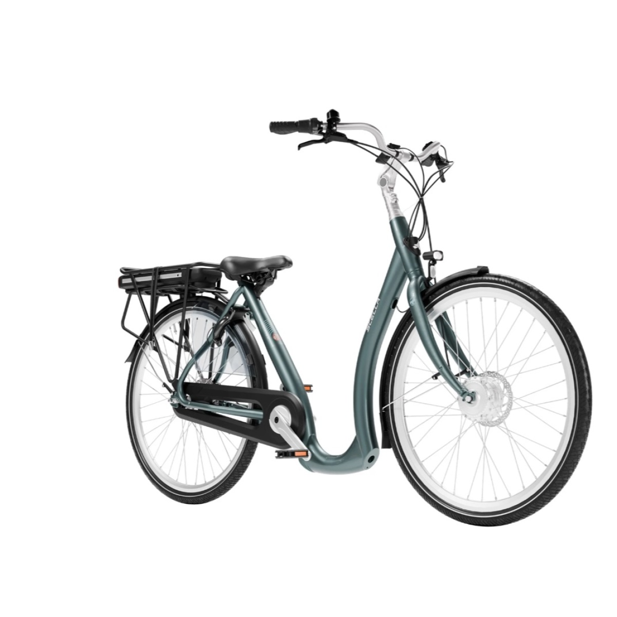 Bicicleta Electrica Stella Nantes FDST ISP RTE 2.1 - 28 Inch, M, Gri - imagine 2