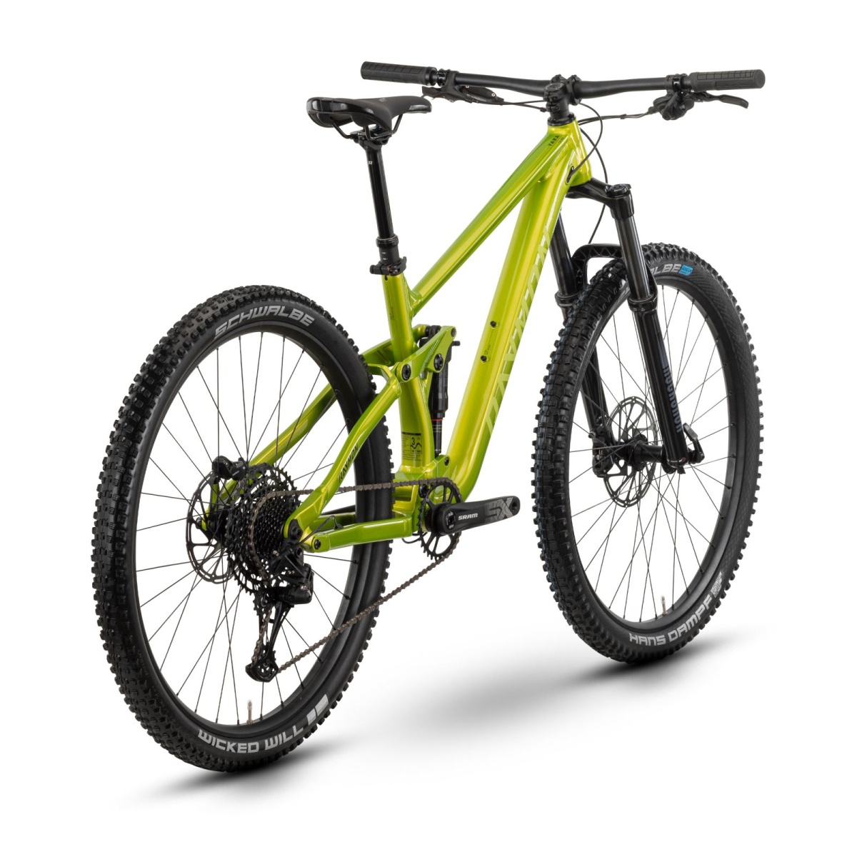 Bicicleta Full Suspension Raymon Yara 150 Pro 2025 - 29 inch, XL, Verde Neon - SX - imagine 3