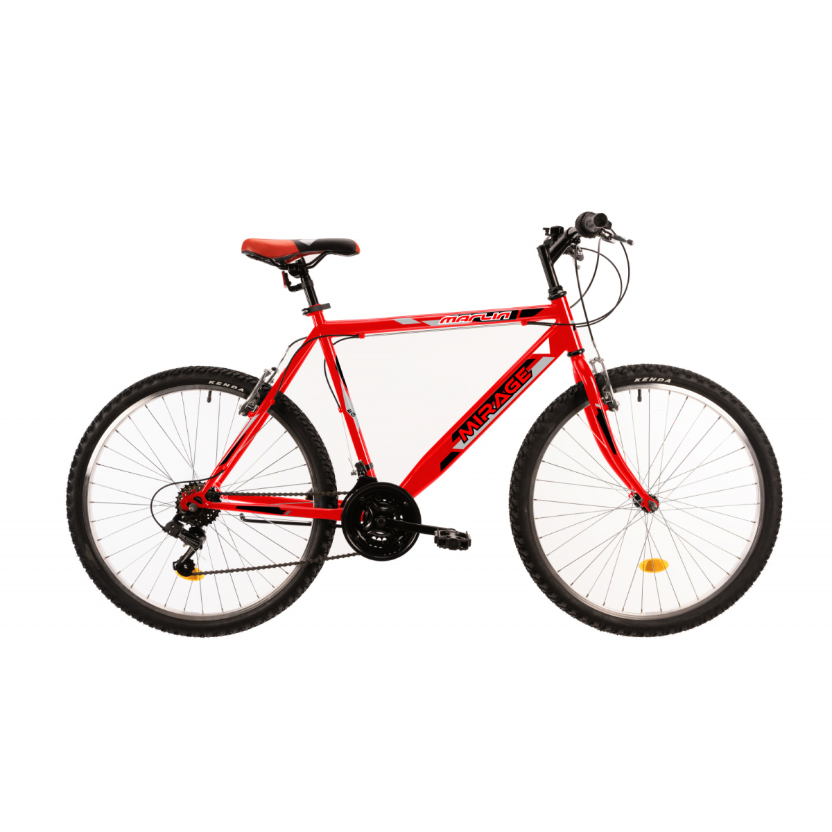 Bicicleta Oras Dhs 2603 - 430 mm, 26 Inch, Rosu - imagine 1