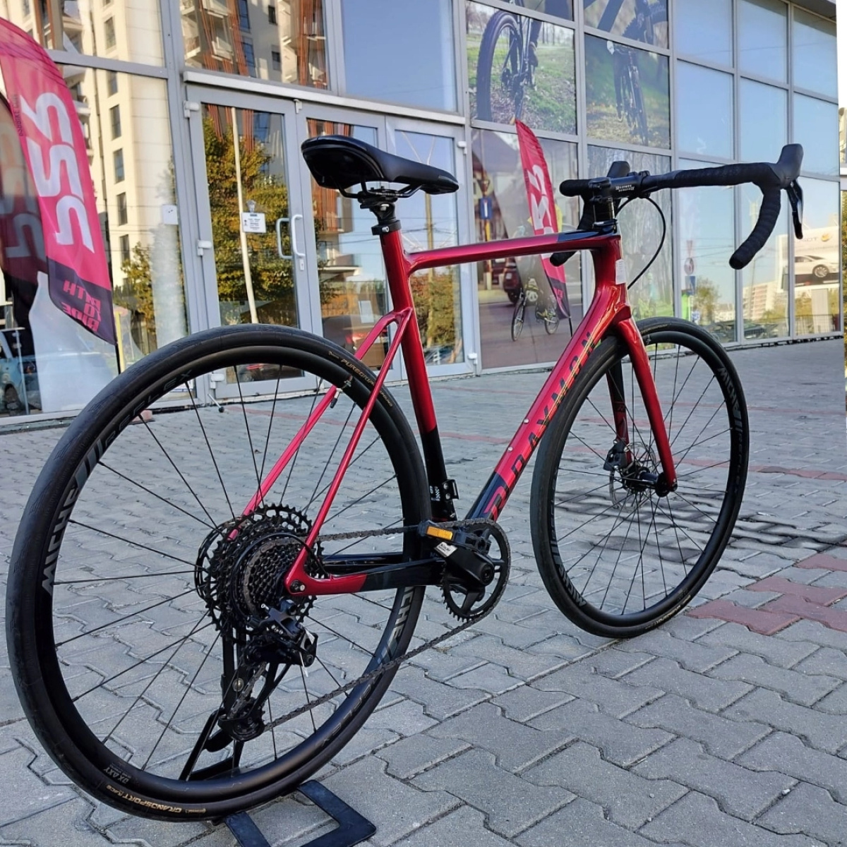 Bicicleta Sosea Raymon RaceRay 8.0 - 28 Inch, XL, Rosu-Negru - imagine 5