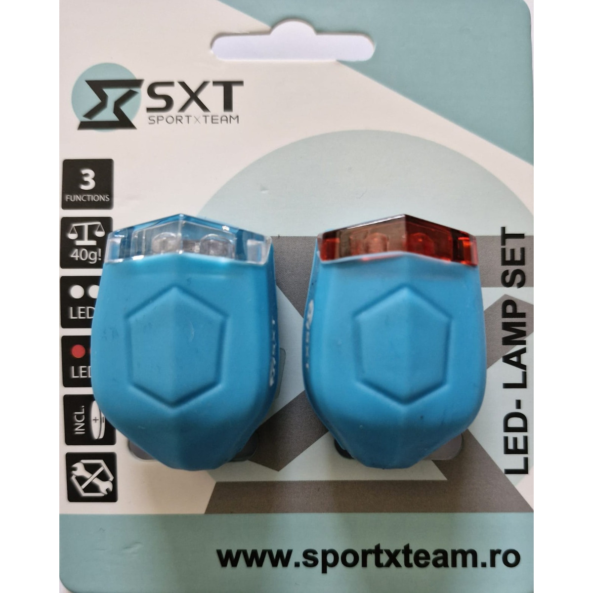 Set Flash cu Baterii SXT (Silicone) Albastru - imagine 1