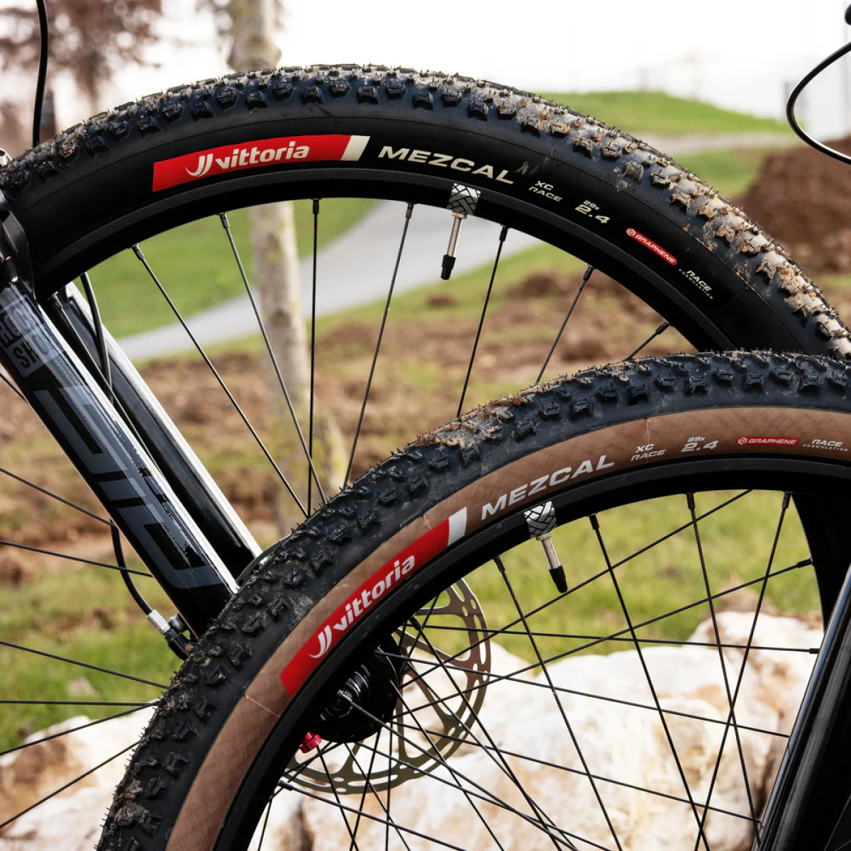 Anvelopa VITTORIA Mezcal 29x2.4(60-622) XC Race Tubeless Negru-Maro - imagine 5