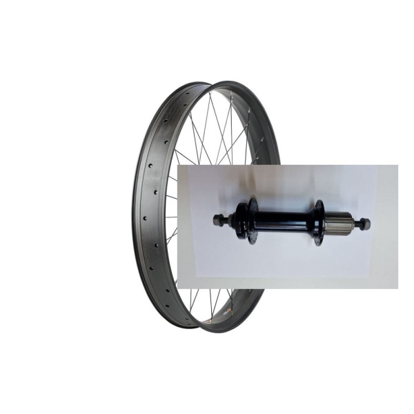 Roata Spate Fat-Bike SXT 36H FD 3/8 175-215 mm Ax